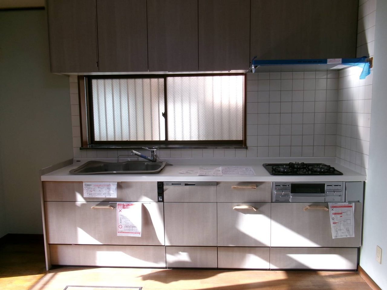 システムキッチンの交換施工後